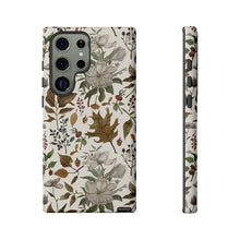 Load image into Gallery viewer, Watercolor Fall Leaves and Flowers Phone Case
