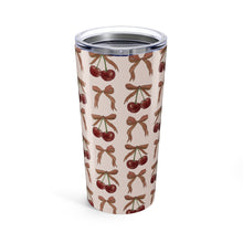 Load image into Gallery viewer, Bows and Cherries Travel Mug