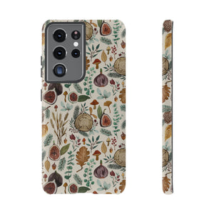 Figs, Mushrooms and Leaves Phone Case