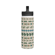 Load image into Gallery viewer, Oasis Stripes Handle Lid Water Bottle