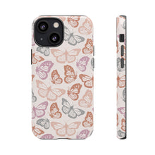 Load image into Gallery viewer, Orange and Pink Butterfly Phone Case