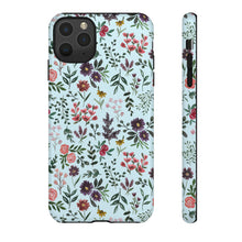 Load image into Gallery viewer, Bright Watercolor Flower - Blue Phone Case