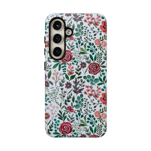 Pink and Purple Flowers Phone Case