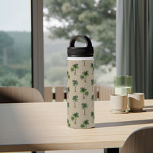 Load image into Gallery viewer, Palm Tree Handle Lid Water Bottle