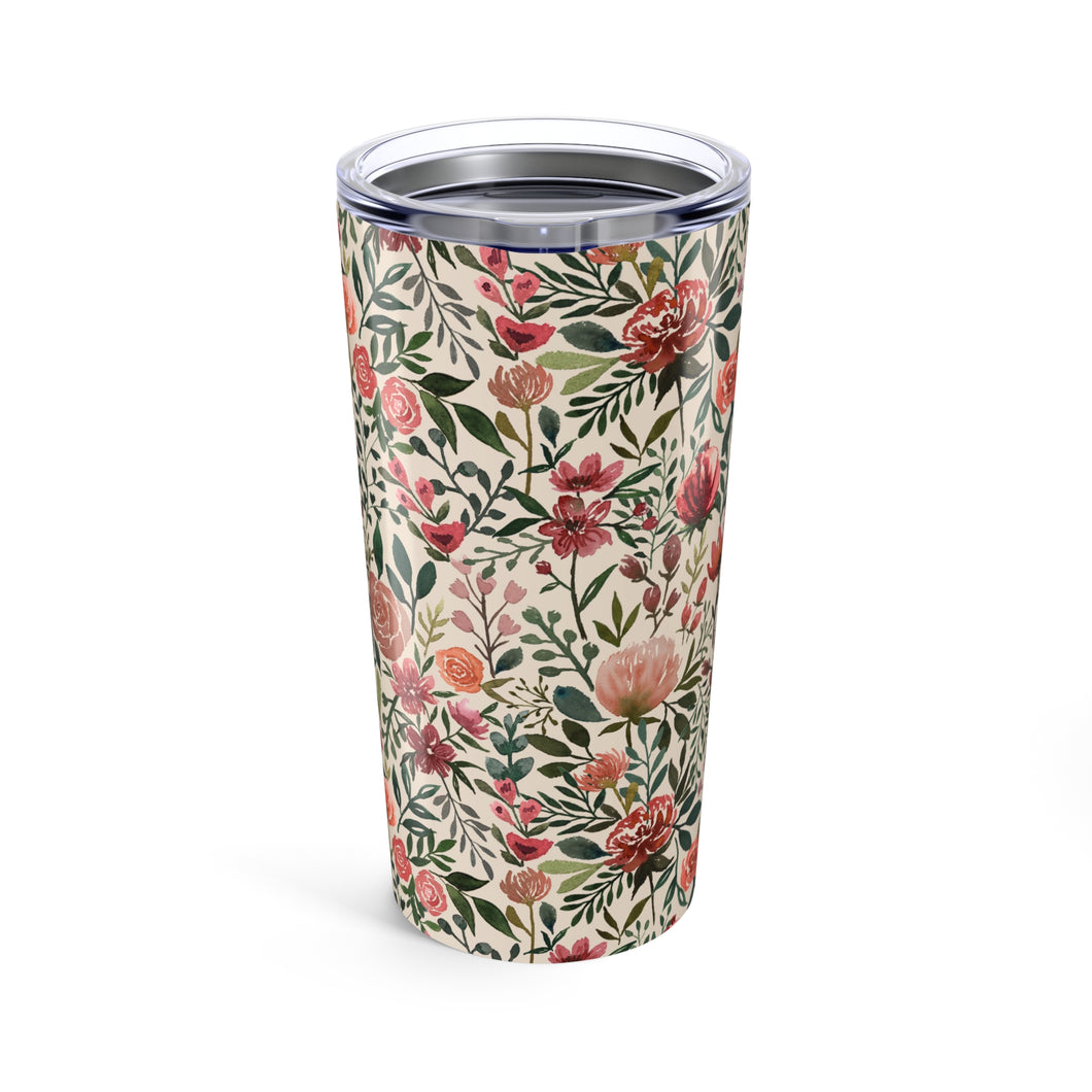 Pink Spring Flowers Travel Mug