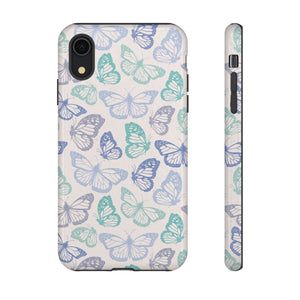 Purple and Green Butterfly Phone Case