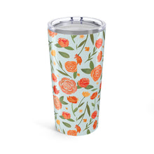 Load image into Gallery viewer, Burnt Orange Floral Travel Mug