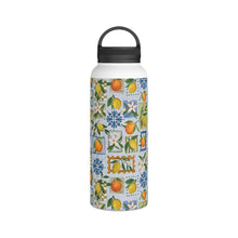 Load image into Gallery viewer, Mediterranean Stamps Handle Lid Water Bottle