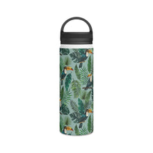 Load image into Gallery viewer, Tropical Toucan Handle Lid Water Bottle