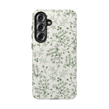 Load image into Gallery viewer, Green Christmas Branch Phone Case