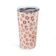 Load image into Gallery viewer, Rose Gold Leopard Print Travel Mug