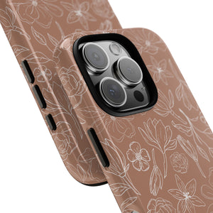 Copper Magnolia Phone Case