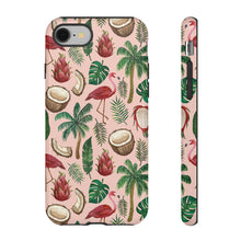 Load image into Gallery viewer, Flamingo Coconut Phone Case