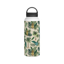 Load image into Gallery viewer, Palms and Lanterns Handle Lid Water Bottle