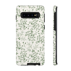 Green Christmas Branch Phone Case
