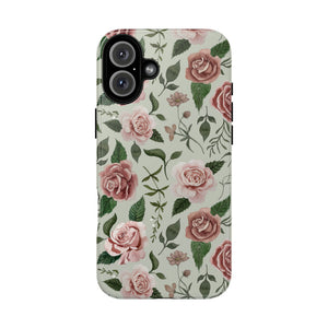 Wild Flower Roses Phone Case