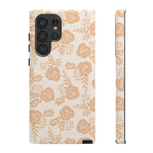 Load image into Gallery viewer, Light Orange Floral Phone Case