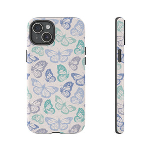 Purple and Green Butterfly Phone Case