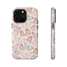 Load image into Gallery viewer, Orange and Pink Butterfly Phone Case