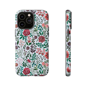 Pink and Purple Flowers Phone Case