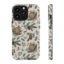 Load image into Gallery viewer, Winter Branches, Berries and Pine Cones Phone Case
