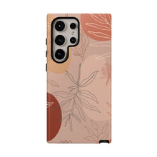 Load image into Gallery viewer, Pink Abstract Desert Leaf Phone Case
