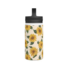 Load image into Gallery viewer, Summer Sunflower Handle Lid Water Bottle