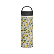 Load image into Gallery viewer, Olive and Lemon Handle Lid Water Bottle