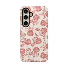Load image into Gallery viewer, Warm Pink Floral Phone Case