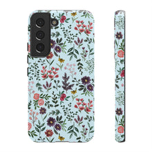 Load image into Gallery viewer, Bright Watercolor Flower - Blue Phone Case