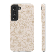 Load image into Gallery viewer, Gold Magnolia Phone Case