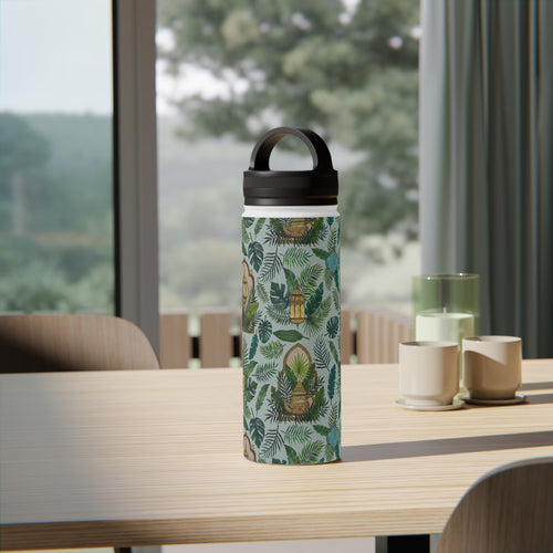 Lantern Tea Garden Handle Lid Water Bottle