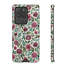 Load image into Gallery viewer, Magenta Floral Eucalyptus Phone Case