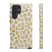 Load image into Gallery viewer, Gold Leopard Print Phone Case