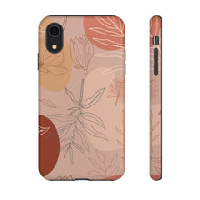 Load image into Gallery viewer, Pink Abstract Desert Leaf Phone Case