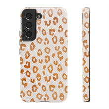 Load image into Gallery viewer, Copper Leopard Print Phone Case