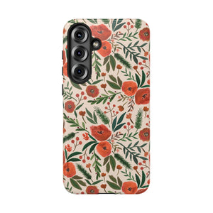 Christmas Floral Phone Case