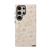 Load image into Gallery viewer, Gold Magnolia Phone Case