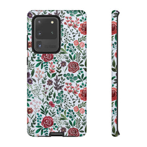 Pink and Purple Flowers Phone Case