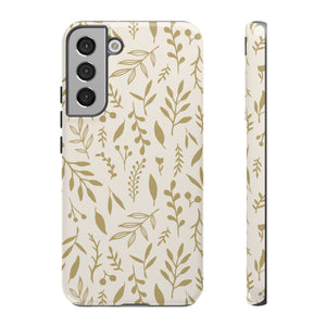 Gold Falling Leaves Phone Case