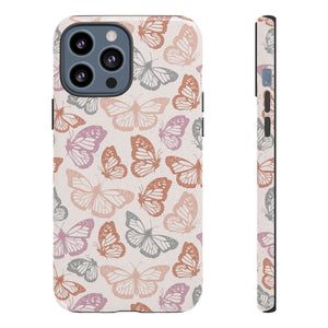 Orange and Pink Butterfly Phone Case