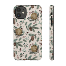 Load image into Gallery viewer, Winter Branches, Berries and Pine Cones Phone Case