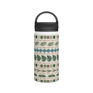 Oasis Stripes Handle Lid Water Bottle