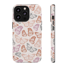 Load image into Gallery viewer, Orange and Pink Butterfly Phone Case