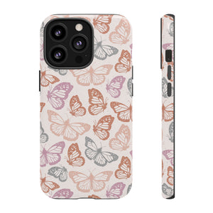 Orange and Pink Butterfly Phone Case