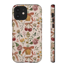 Load image into Gallery viewer, Bows, Flowers and Cherries Phone Case