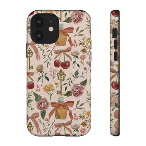 Bows, Flowers and Cherries Phone Case