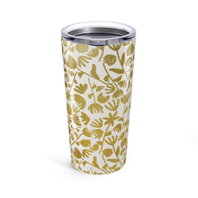 Load image into Gallery viewer, Gold Ink Floral Travel Mug