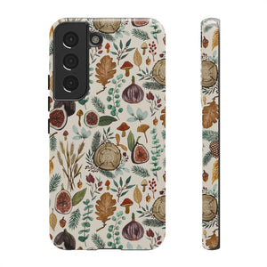Figs, Mushrooms and Leaves Phone Case