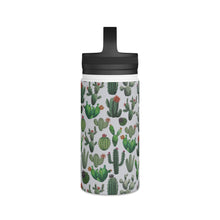 Load image into Gallery viewer, Cactus Watercolor Handle Lid Water Bottle